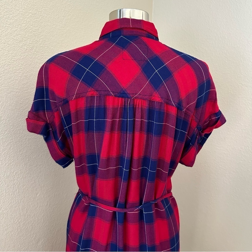 Rails Haley Flannel Plaid In Ruby And Navy Check … - image 8